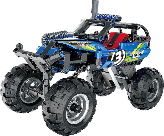 Qihui Mechanical Master - Blue Pull Back Off-Road Φιγούρα Μοντελισμού Μπλε 193 Κομματιών 15x9x10εκ.