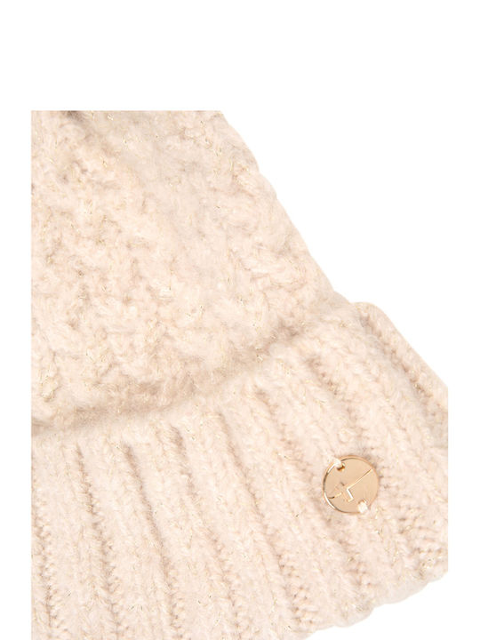 Tamaris Knitted Beanie Cap Beige