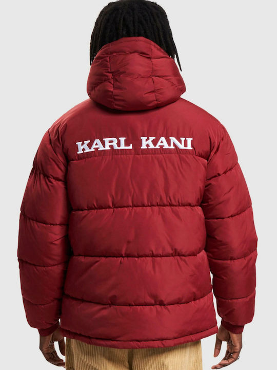 Karl Kani Men's Winter Puffer Jacket Red