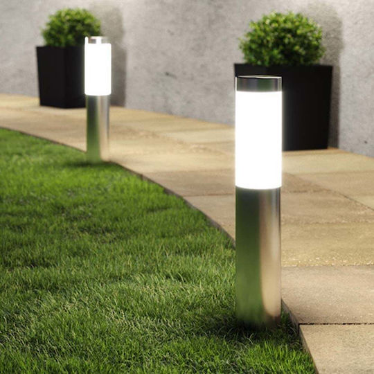 123led Set 2 Boden-Solarleuchten Säulen 12lm mit Warmes Weiß Licht 3000K
