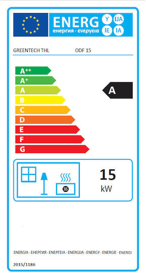 Thermostahl Greentech Χαλύβδινη Ξυλόσομπα Μαύρη