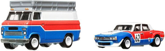 Hot Wheels Premium Team Transport Σετ με Φορτηγό '70 Rover P6 Group 2 1:64 για 3+ Ετών