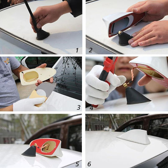 Carner Car Antenna Roof Shark for Radio in Black Color