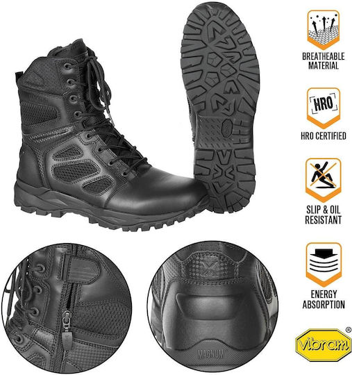 Magnum Military Boots Elite Spider Χ 8.0 from Cordura Black