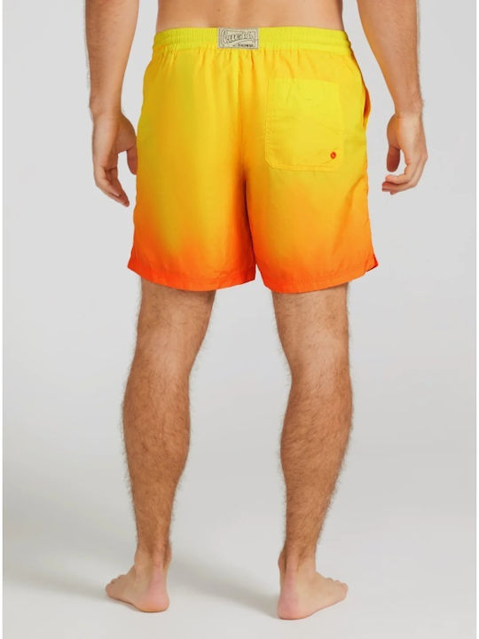 Palm Men's Swimwear Bermuda Yellow