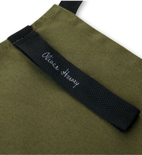 Oliver Harvey Apron Full Body Khaki