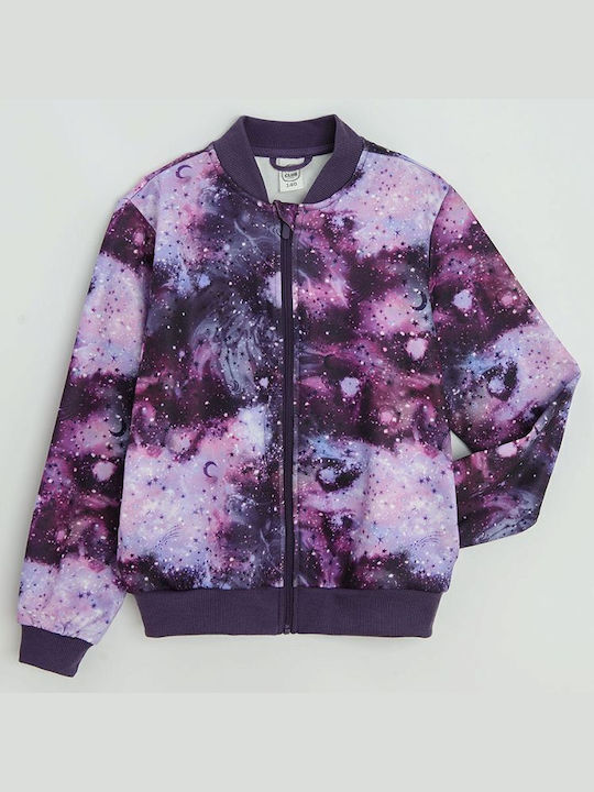 Kids Cardigan Purple