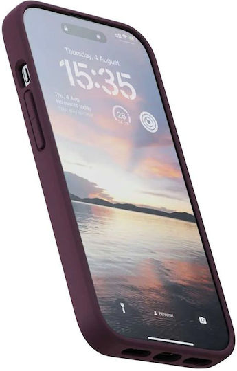 Njord 360 Full Cover Δερμάτινο 2mm Ροζ (iPhone 15)