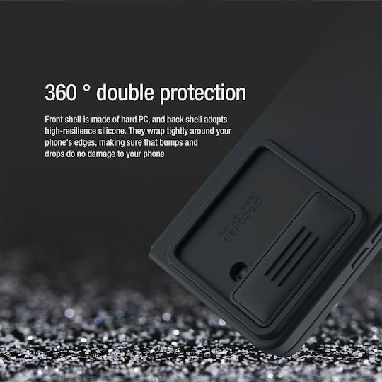 Nillkin Camshield Silky Back Cover Silicone 0.2mm Black (Galaxy Z Fold5)