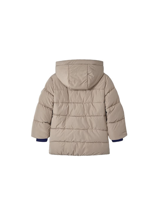 Mayoral Boys Casual Jacket Beige with Ηood