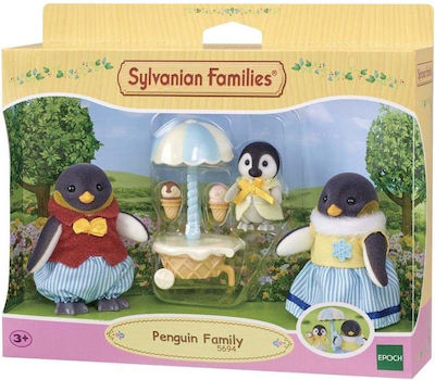 Epoch Toys Miniature Toy Penguin Family Sylvanian Families