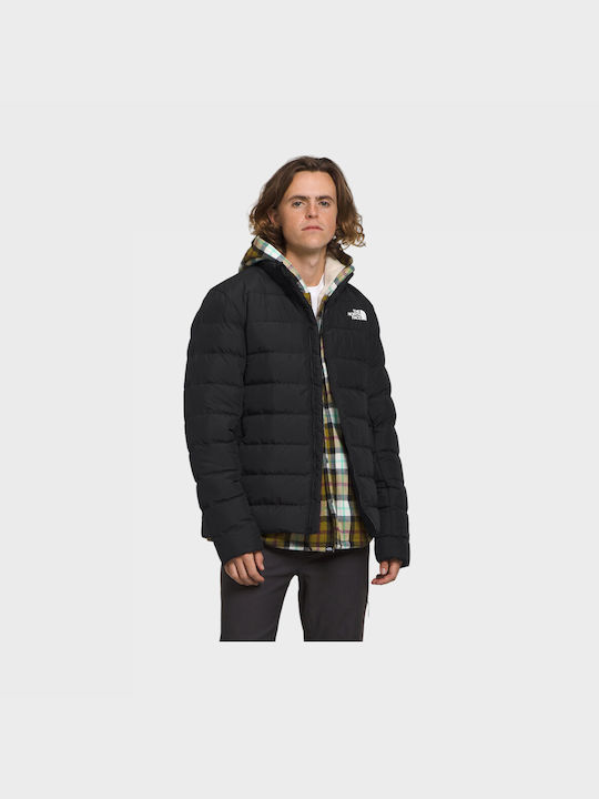 The North Face Herren Winter Jacke Puffer Schwarz