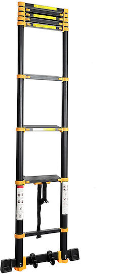 Palbest Scara telescopică Aluminiu 12 Scări cu înălțime maximă de 3.8m