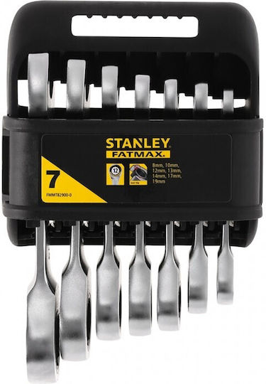 Stanley Σετ Γερμανοπολύγωνα Καστάνιας με Mέγεθος από 8mm έως 19mm Maxi Drive Plus 7τμχ