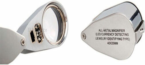 Magnifying Lense with Light 40x25mm