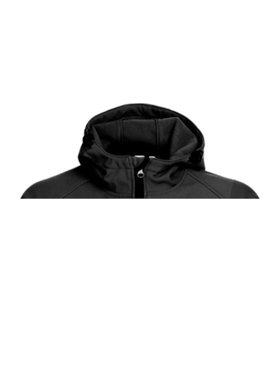 Stenso Reef Ζακέτα Εργασίας Softshell με Κουκούλα Μαύρη