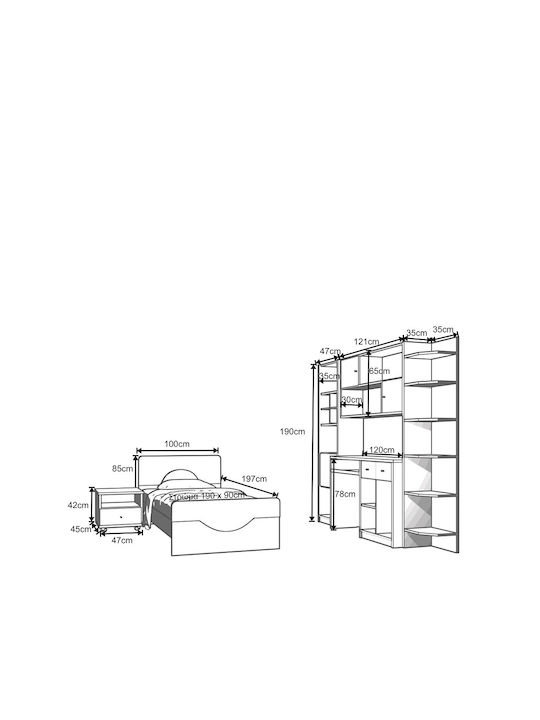 Αμοργός 1 Ημίδιπλο για Στρώμα 110x190cm Αμοργός 1 Ημίδιπλο για Στρώμα 110x190cm