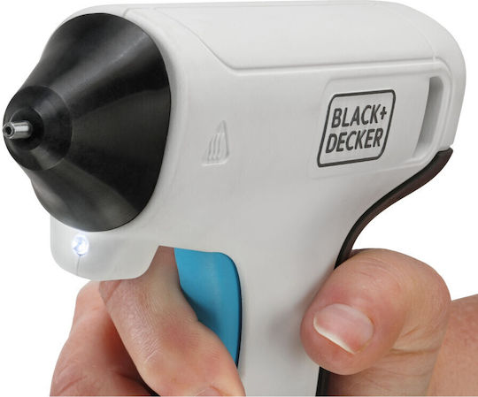 Black & Decker BCGL115 Πιστόλι Θερμοκόλλησης 3.6V 1x1.5Ah για Ράβδους Σιλικόνης 7mm