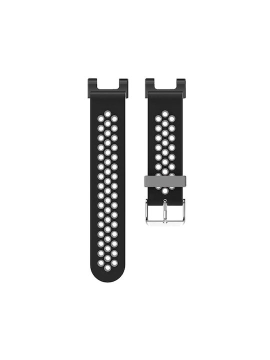 Amazfit T-rex T-rex Pro Ares 3-row Holes Two-color Silicone Watch Band Black Grey Amazfit T-rex T-rex Pro Ares 3-row Holes Two-color Silicone Watch Band Black Grey