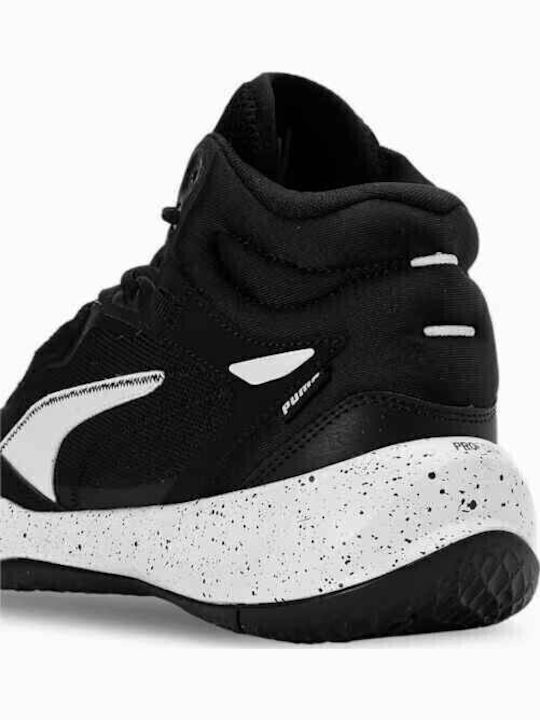 Playmaker Pro Mid Ψηλά Μπασκετικά Παπούτσια Μαύρα