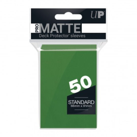 Ultra Pro Pro-Matte Protector Card Sleeves Standard Size 50τμχ Green