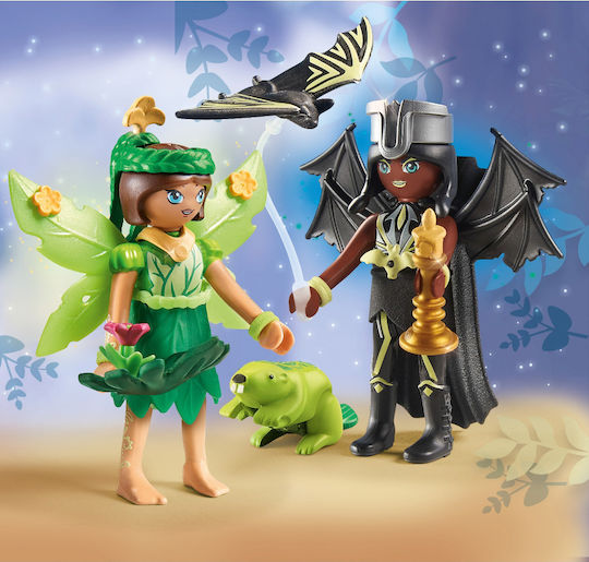 Playmobil Ayuma Forest Fairy & Bat Fairy With Soul Animals за 7-12 години