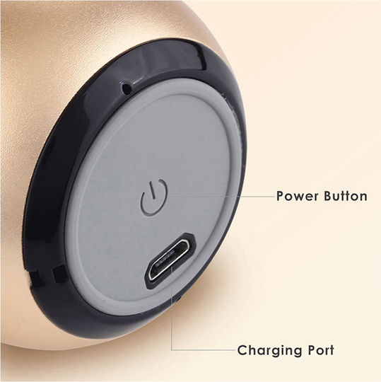 Mini Ηχείο Bluetooth 3W με Διάρκεια Μπαταρίας έως 4 ώρες Χρυσό