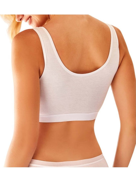 Women's Bra without Padding White