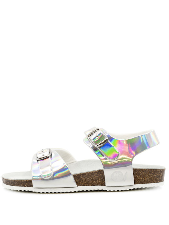 Kinder Sandalen Anatomisch Silber