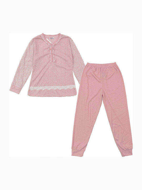 Ustyle Set Pijamale pentru Femei Roz