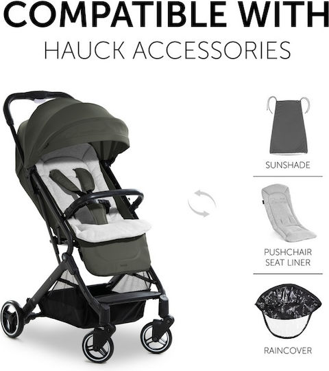 Hauck Καρότσι Μωρού Travel n Care Dark Olive