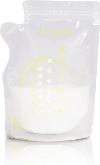 Cangaroo Care Σακουλάκια Αποθήκευσης Μητρικού Γάλακτος 250ml 40τμχ