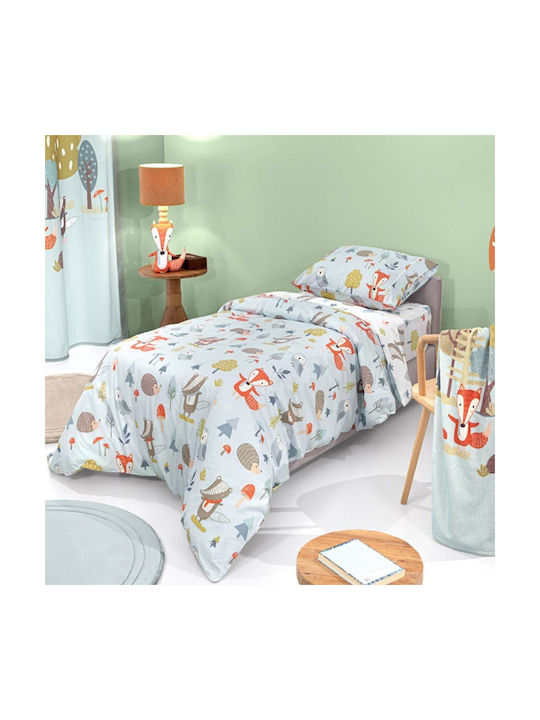 Saint Clair Sheet Set Single Cotton Mint. 165x250cm 3pcs