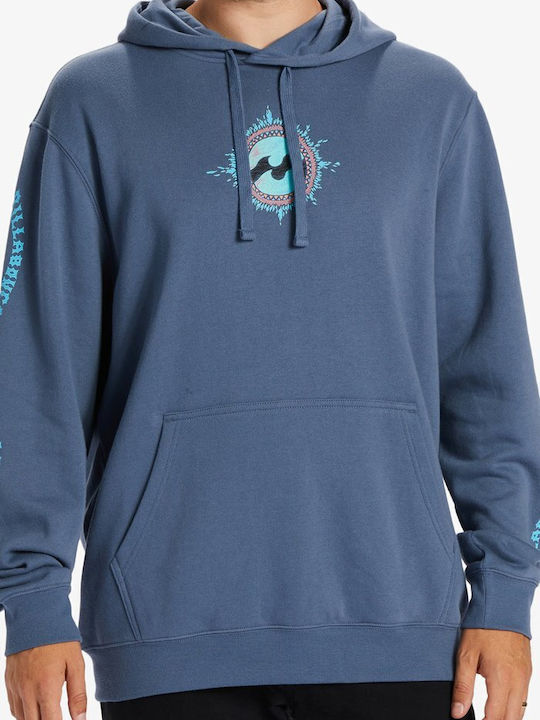 Billabong Men's Sweatshirt with Hood Blue