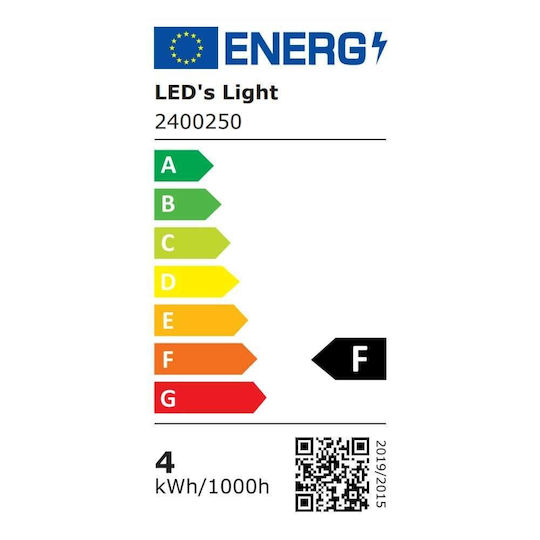 123led Φωτιστικό Σκαφάκι με Λάμπα Φθορίου T5 4W 30εκ.
