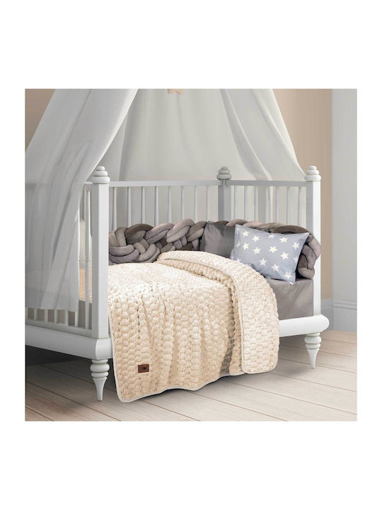 Greenwich Polo Club Blanket Nursery Swaddling Blankets Velvet Beige 80x110cm
