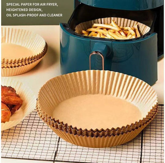 Aj WP Non-Stick Baking Papers for Air Fryer 20x20cm 50 Pieces