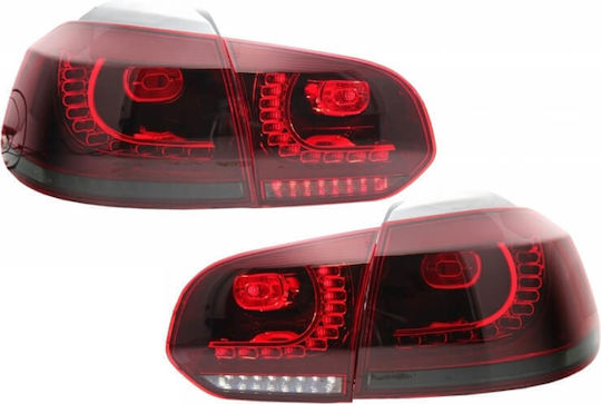 Vland Πίσω Φανάρια Led για Volkswagen Golf 08-12 4τμχ