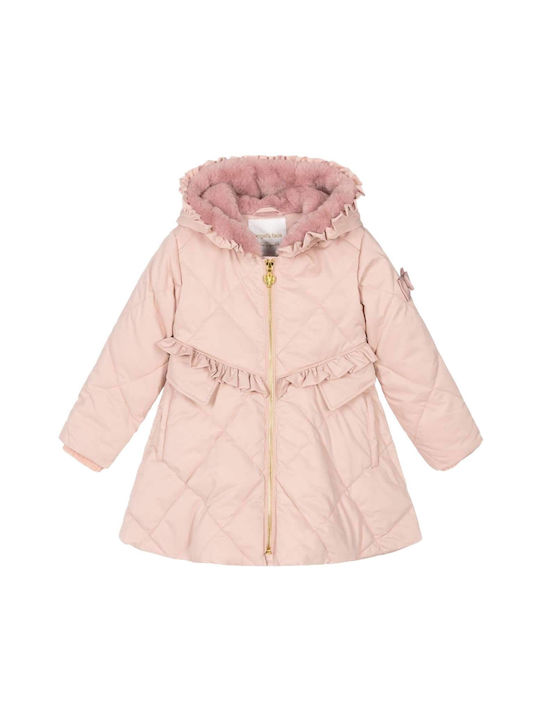 Angel's Face Kids Casual Jacket with Hood Tea Rose