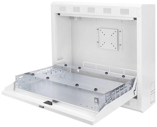 Digitus Επιτοίχια Καμπίνα Rack 58x16x55cm Γκρι DN-DVR-1