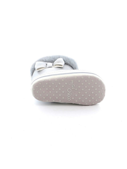 Chicco Baby Booties Silver