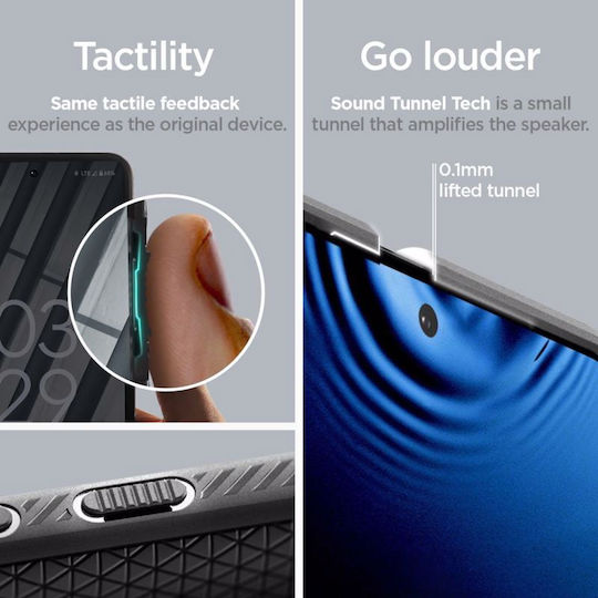 Spigen Liquid Air Back Cover Σιλικόνης Μαύρο (Google Pixel 8 Pro)
