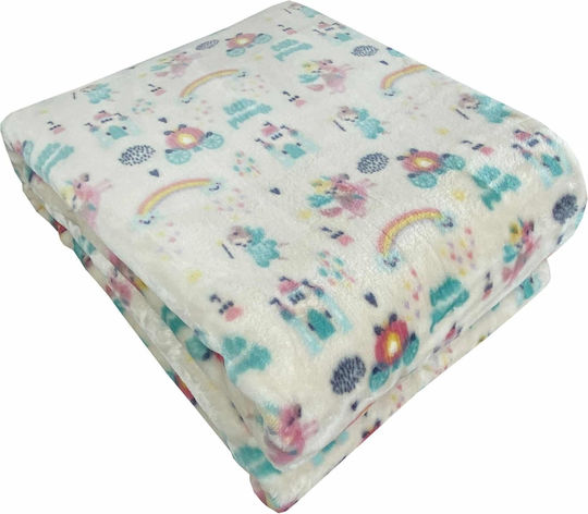 Astron Italy Velvet Kids Blanket Little Princess Pink 160x220cm