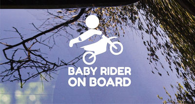 UrbanStickers Σήμα Baby on Board με Αυτοκόλλητο