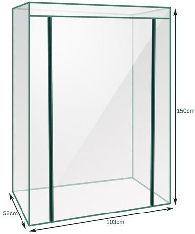 Malatec ADD0EIS56 Mini-Saatgutvermehrer mit Aluminiumrahmen 1.5x13x0.52m
