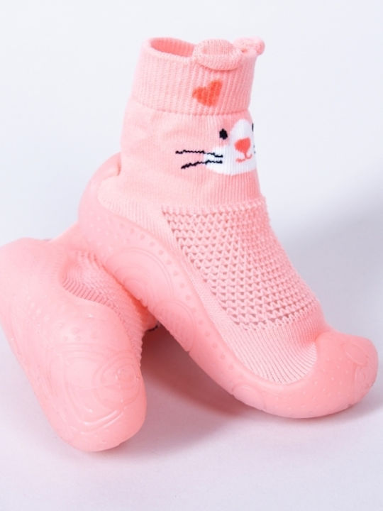 Yo Club Kinder Haussocken Rosa