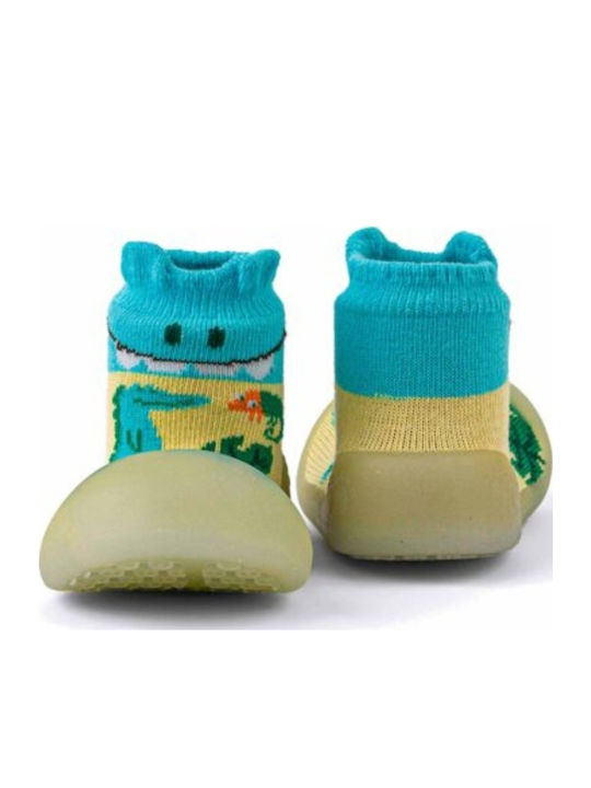 BigToes Детски Чорапи С Чехли Многоцветни
