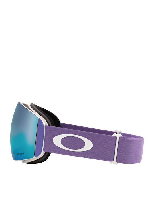 Oakley Flight Deck M Ski- & Snowboardbrille Erwachsene Lila mit Linse in Blau Farbe