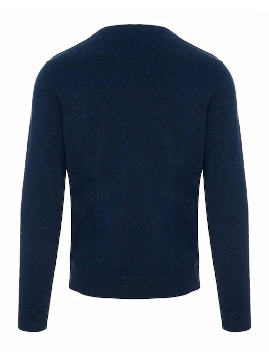 The Bostonians Men's Long Sleeve Sweater Blue