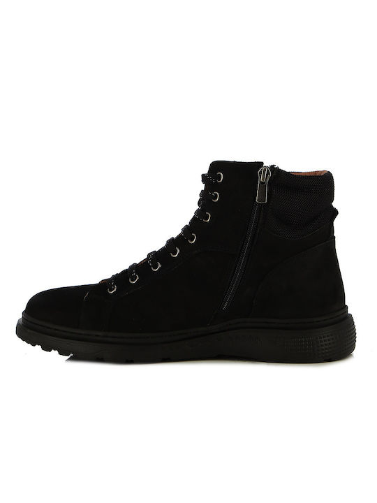 Leather Men's Boots Black